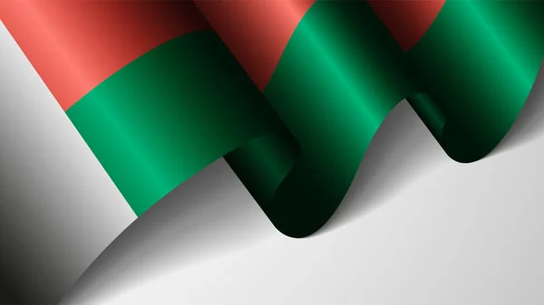 Eps10 Vector Patriotic Background Flag Madagascar 당신이만들고 사용에 영향의 — 스톡 벡터