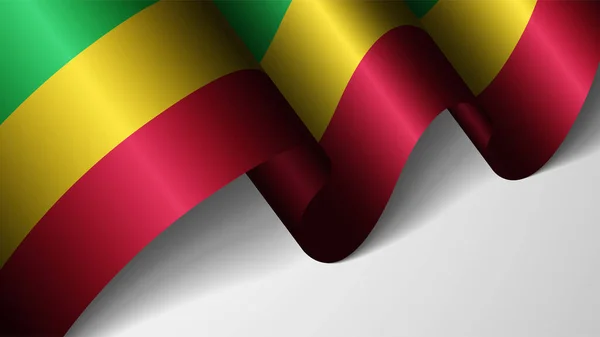 Eps10 Wektor Tło Patriotyczne Flagą Mali Element Wpływu Wykorzystanie Które — Wektor stockowy