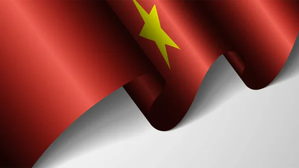 Eps10 Vector Fundo Patriótico Com Bandeira Vietnã Elemento Impacto Para — Vetor de Stock