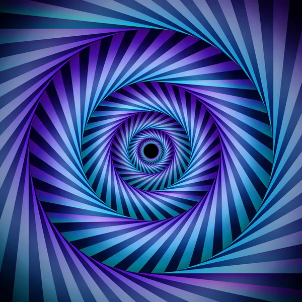 Realistisk Bakgrund Med Hypnotisk Spiral Hög Effekt Element Perfekt För — Stock vektor