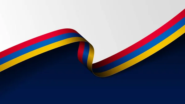 Фон Армянского Флага Элемент Воздействия Использования Хотите Сделать — стоковый вектор