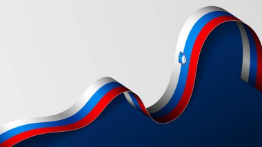 Slovenya kurdele arka planı. Etki elementi yapmak istediğiniz kullanım için.