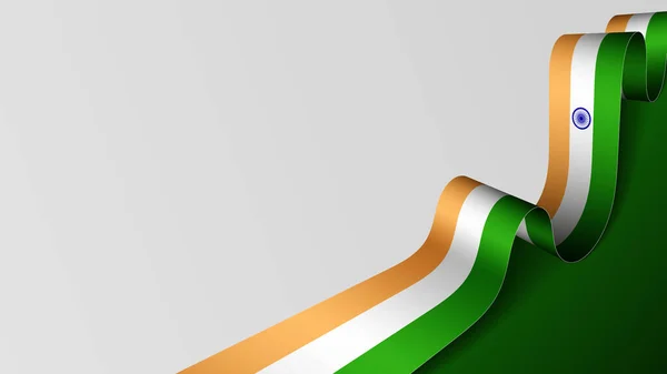 Indien Band Flagge Hintergrund Element Der Wirkung Für Den Gebrauch — Stockvektor
