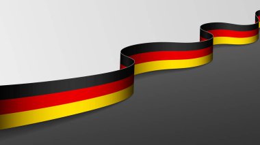 Germany ribbon flag background. Element of impact for the use you want to make of it. clipart