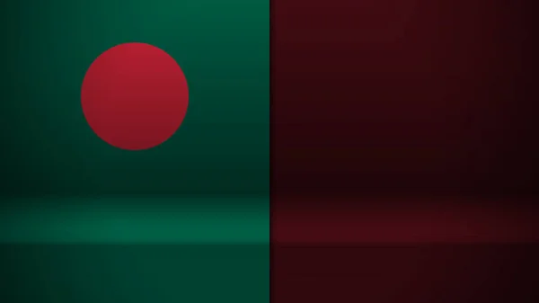 Fundo Com Bandeira Bangladesh Elemento Impacto Para Uso Que Você —  Vetores de Stock