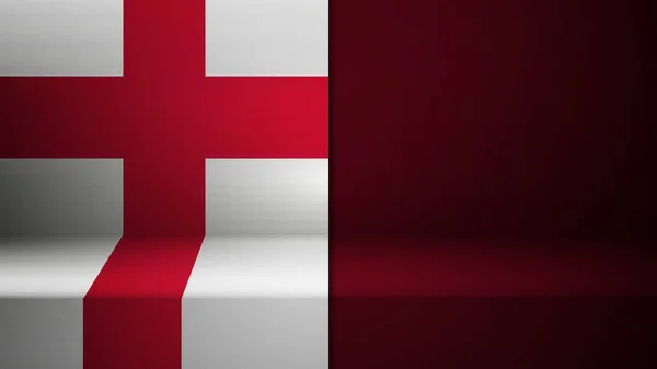 Hintergrund Mit Flagge Von England Ein Element Der Wirkung Für — Stockvektor