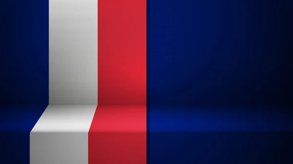 Fundo Com Bandeira França Elemento Impacto Para Uso Que Você — Vetor de Stock