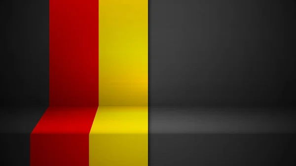 3D背景 德国国旗 一个你想利用的影响因素 — 图库矢量图片
