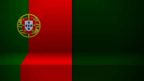 Portekiz Bayrağı Taşıyan Arka Plan Kullanmak Istediğiniz Etki Için Bir — Stok Vektör
