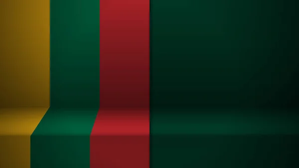 Tło Flagą Litwy Element Wpływu Wykorzystanie Które Chcesz Niego Zrobić — Wektor stockowy