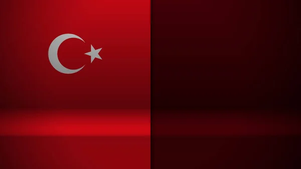 Türkiye Bayrağı Taşıyan Arka Plan Kullanmak Istediğiniz Etki Için Bir — Stok Vektör