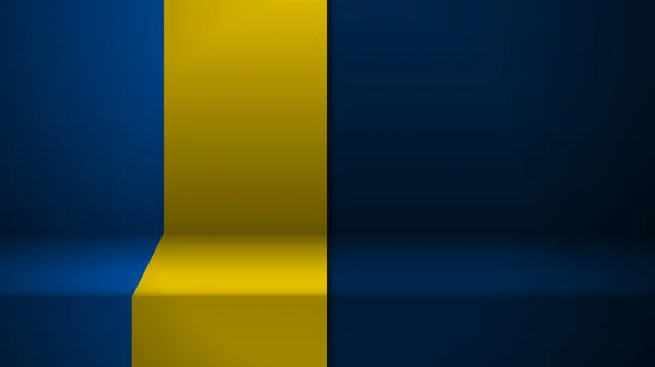 Tło Flagą Ukrainy Element Wpływu Wykorzystanie Które Chcesz Niego Zrobić — Wektor stockowy