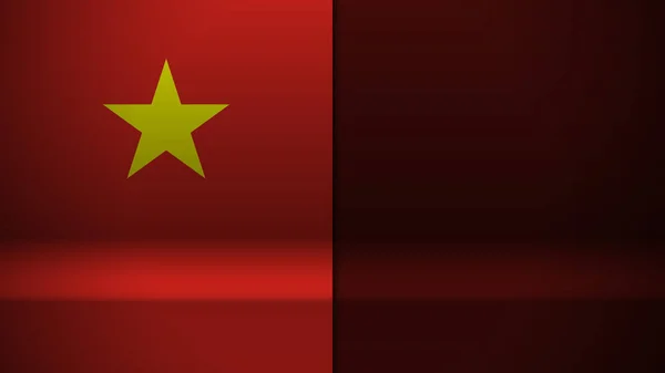 Fundo Com Bandeira Vietnã Elemento Impacto Para Uso Que Você — Vetor de Stock