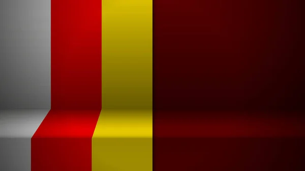 Bakgrund Med Flagga Sydossetien Del Inverkan För Den Användning Vill — Stock vektor