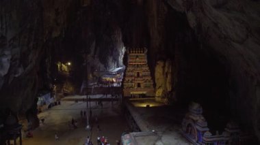 Batu Mağara Tapınağı 'nın muhteşem manzarası, Kuala Lumpur, Malezya