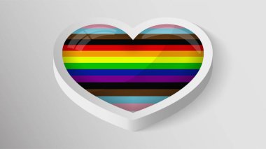 LGBTQ içerikli gurur bayrağıyla donatılmış bir geçmiş. Gurur Ayı etkinlikleri için de mükemmel bir unsur. Hoşgörü ve özgürlük kavramı.