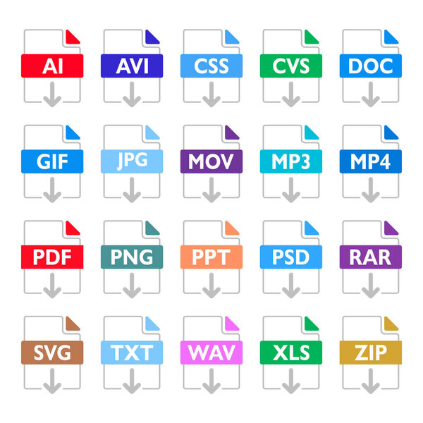 Flat icons set design for app. Perfect for any use.