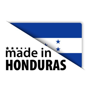 Made in Honduras graphic and label. Element of impact for the use you want to make of it.