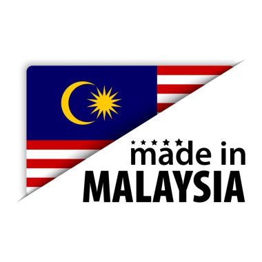 Malezya 'da grafik ve etiketle yapılmış. Etki elementi yapmak istediğiniz kullanım için.