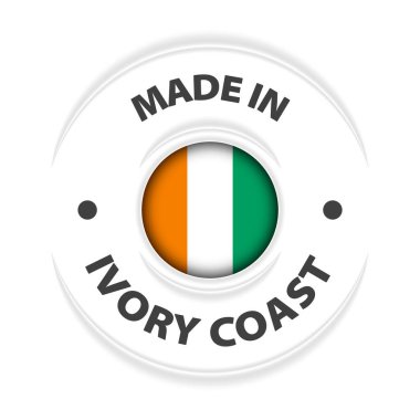 Fildişi Sahili grafik ve etiketinden yapılmış. Etki elementi yapmak istediğiniz kullanım için.