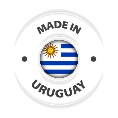 Uruguay grafik ve etiketinden yapılmış. Etki elementi yapmak istediğiniz kullanım için.