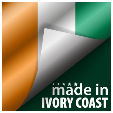 Fildişi Sahili grafik ve etiketinden yapılmış. Etki elementi yapmak istediğiniz kullanım için.