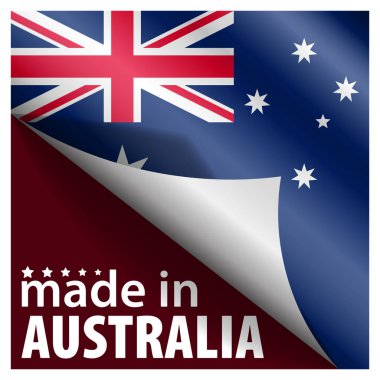 Avustralya 'da grafik ve etiketle yapılmış. Etki elementi yapmak istediğiniz kullanım için.