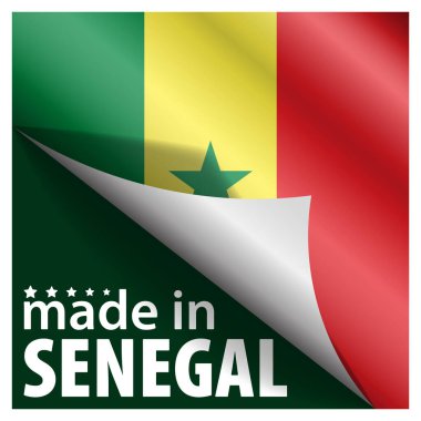 Senegal grafik ve etiketle yapılmış. Etki elementi yapmak istediğiniz kullanım için.