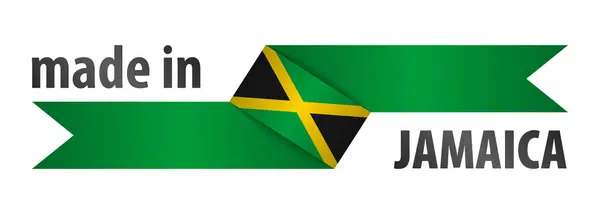 Made Jamaica Graphic Label Element Impact Use You Want Make Gráficos Vectoriales