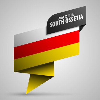 Güney Osetya 'da grafik ve etiketle yapılmış. Etki elementi yapmak istediğiniz kullanım için.