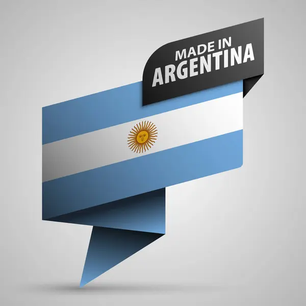 Made Argentina Graphic Label Element Impact Use You Want Make Vectores De Stock Sin Royalties Gratis