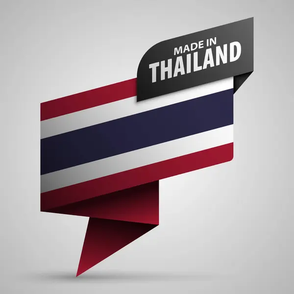 Made Thailand Graphic Label Element Impact Use You Want Make Ilustración De Stock