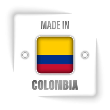 Made in Colombia graphic and label. Element of impact for the use you want to make of it.