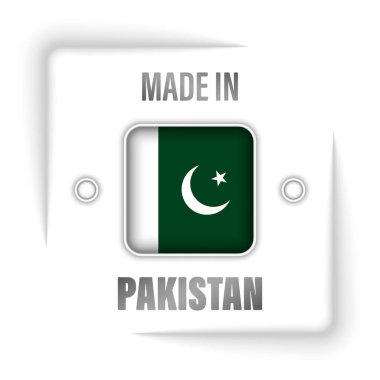 Made in Pakistan graphic and label. Element of impact for the use you want to make of it.