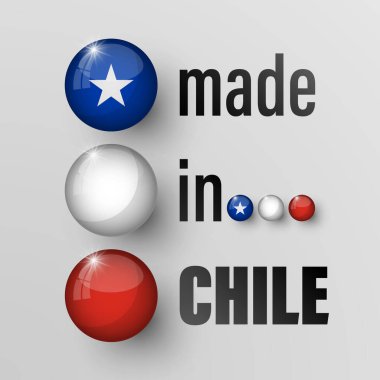 Made in Chile graphic and label. Element of impact for the use you want to make of it.