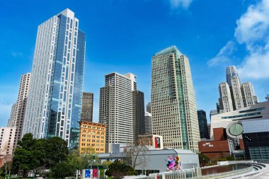 Yerba Buena Gardens - San Francisco, Kaliforniya, ABD - 15 Mart 2025