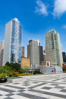 Yerba Buena Gardens - San Francisco, Kaliforniya, ABD - 15 Mart 2025