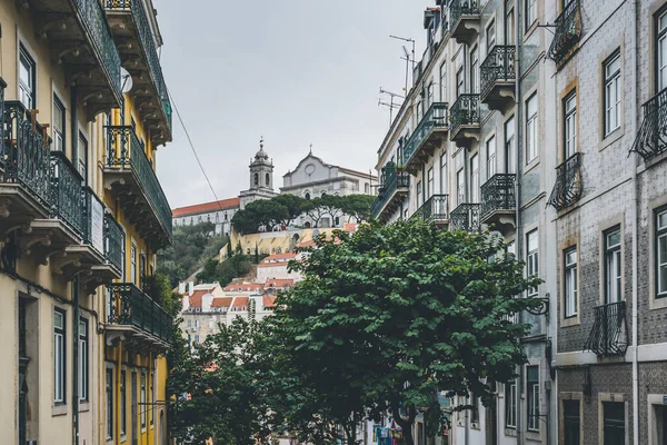 Veduta Edifici Storici Lisbona Portogallo Quartiere Mouraria Noto Anche Come — Foto Stock