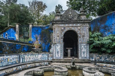 Fronteira Sarayı, Lizbon, Portekiz 'deki en güzel evlerden biri. Azulejos fayans dekorasyonuyla.