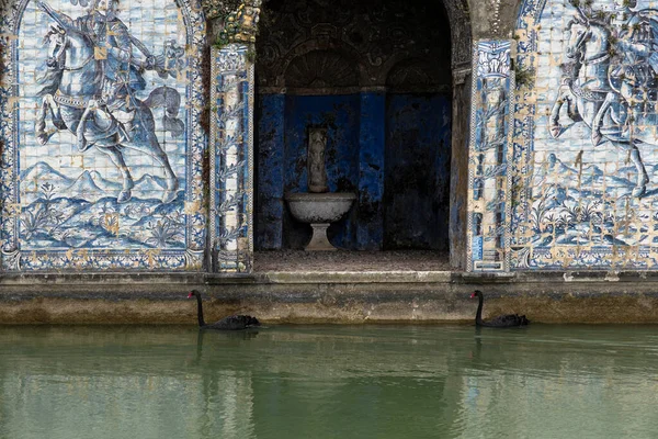 포르투갈 리스본에서 아름다운 주택중 테이라 궁전아 — 스톡 사진