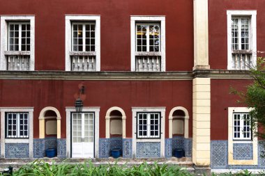 Fronteira Sarayı, Lizbon, Portekiz 'deki dekoratif azulejos duvarlı en güzel evlerden biri.