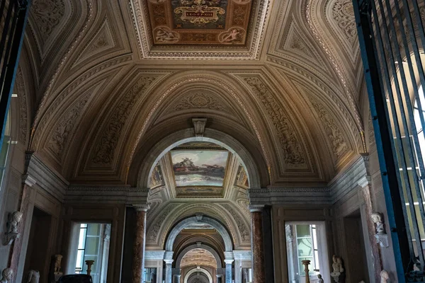 Ele Entrada Para Galeria Chiaramonti Nos Museus Vaticano — Fotografia de Stock