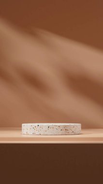 Gobo hafif portrede Terrazzo desenli silindir podyumun 3D modelleme şablonu