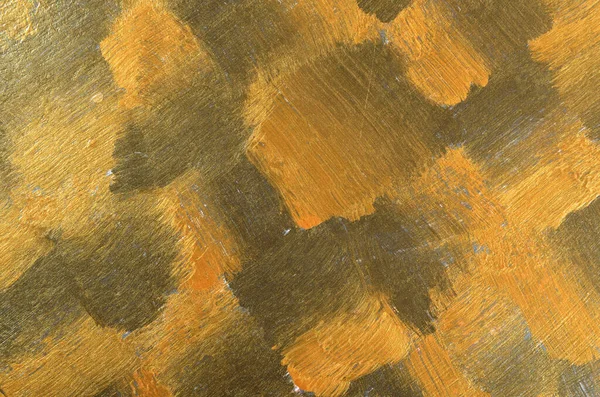 Brudne Abstrakcyjne Sztuka Tło Złoty Ciemny Brąz — Zdjęcie stockowe