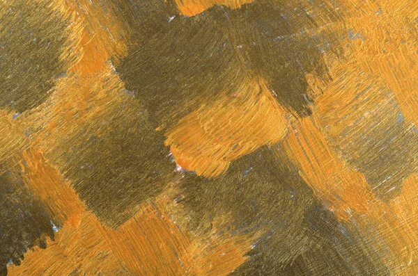 ダークブラウンとゴールデン抽象アートの背景 — ストック写真