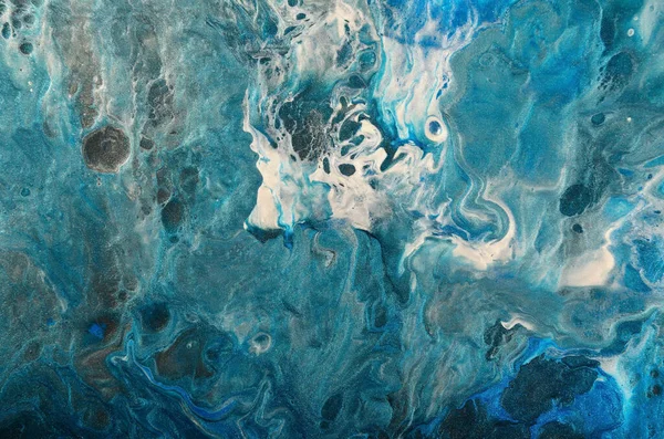 Abstrakcyjne Niebieskie Tło Falami — Zdjęcie stockowe