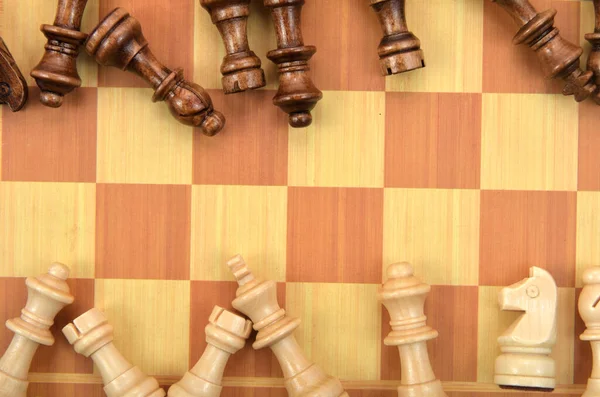 background of board and chess pieces