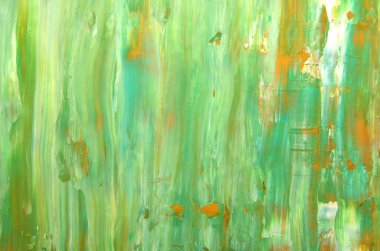 Yeşil tonlarda soyut sanat arkaplanı