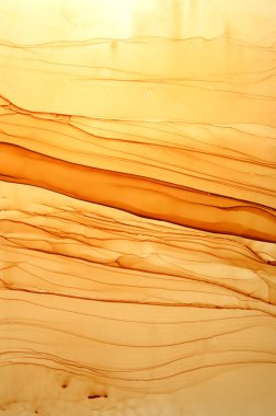 Katmanlı sarı tonlarda soyut sanat arkaplanı