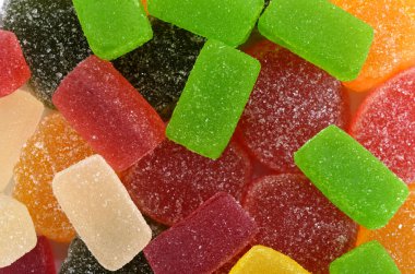 Tatlıların arkaplanı - çok renkli marmelatlar